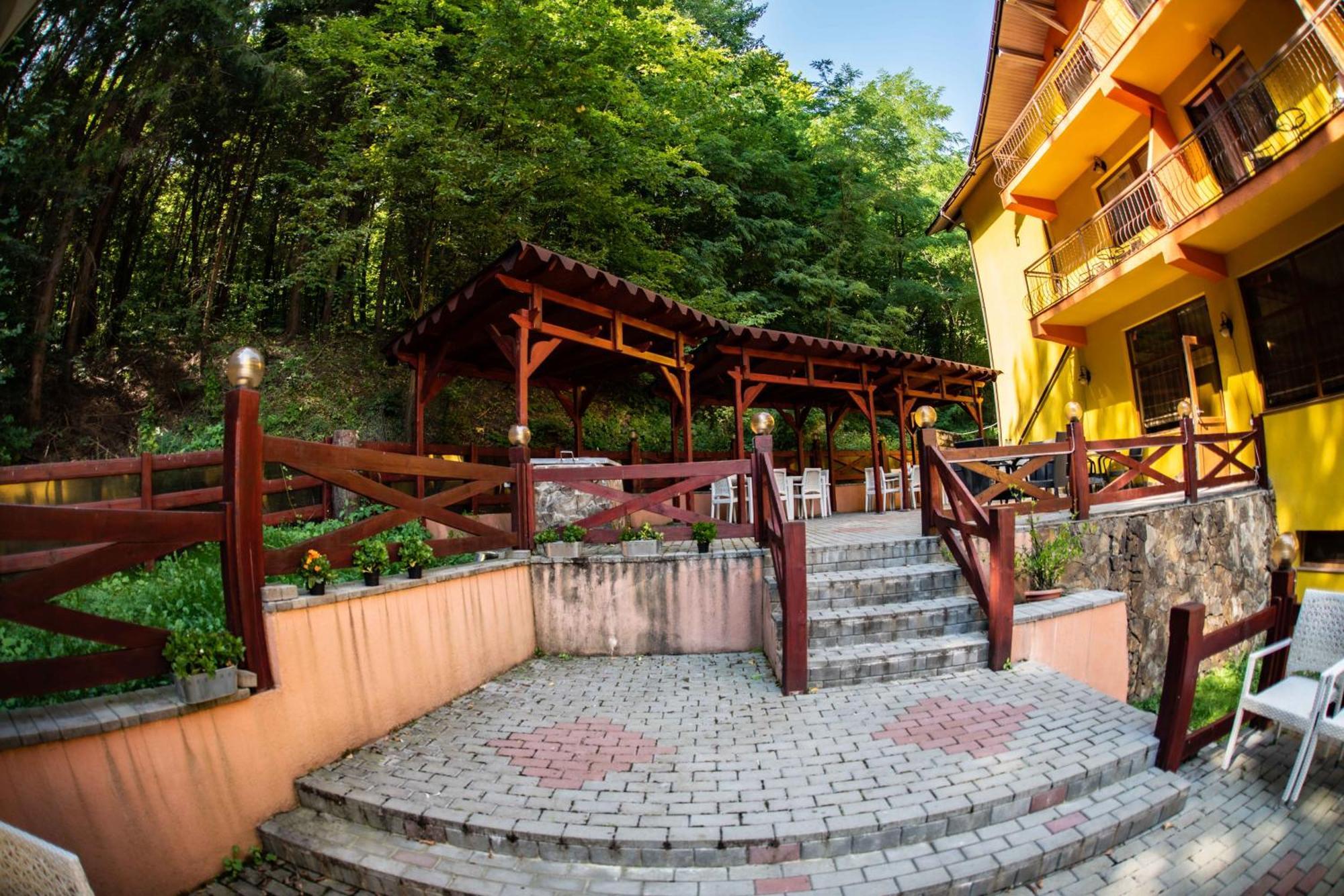 Hotel Trei Brazi Băile Olăneşti エクステリア 写真